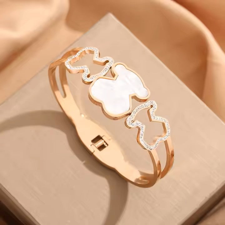 Pulsera Oso - Baño Oro