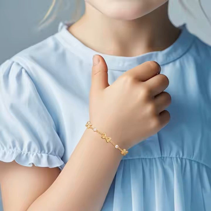 Baby Pulsera - Oro Acero inoxidable