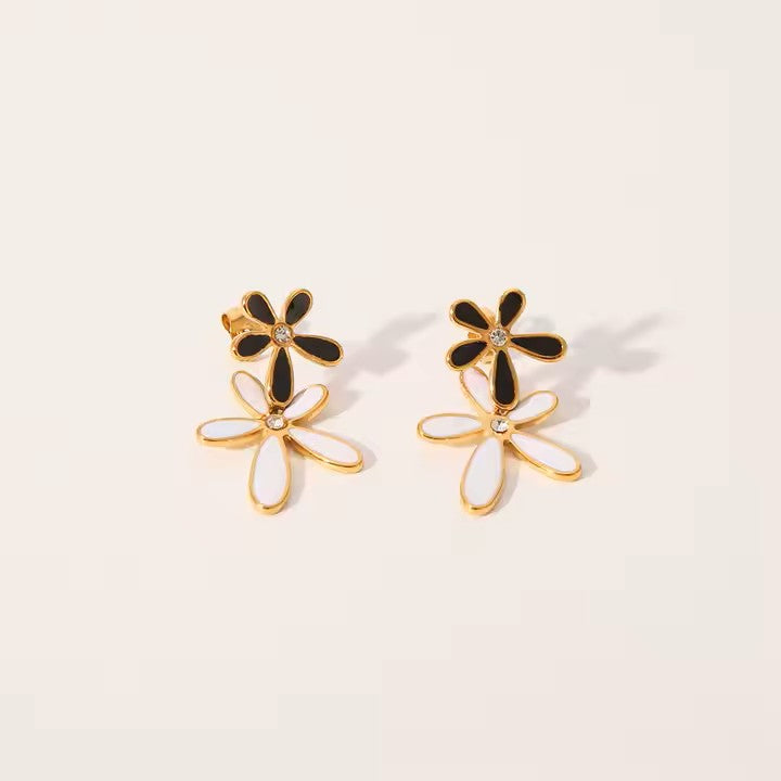 Pendientes Trébol - Baño Oro
