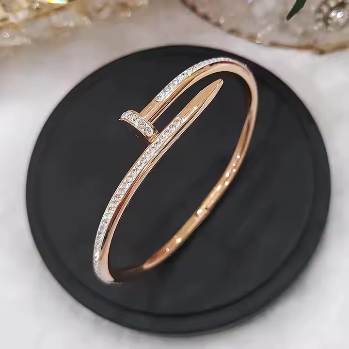 Pulsera Icono Moissanita - Baño Oro