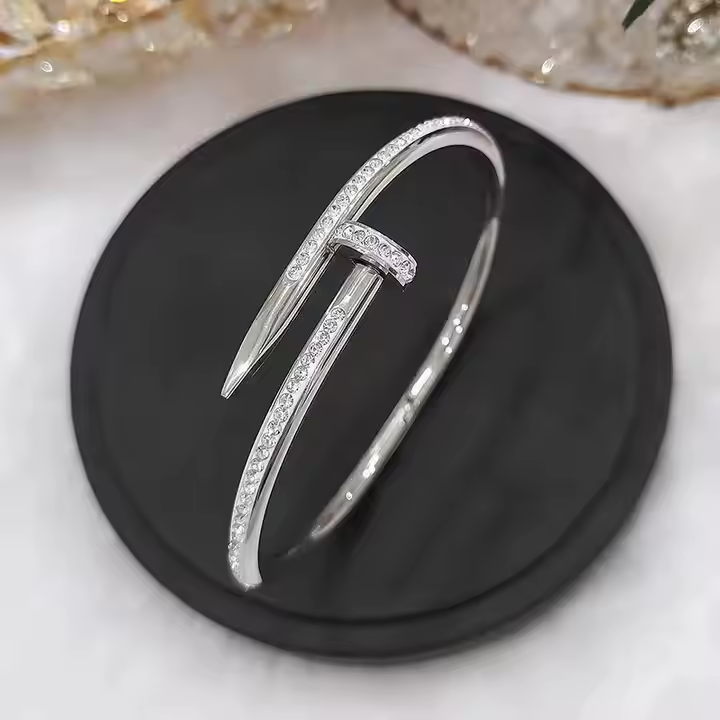 Pulsera Icono Moissanita - Baño Oro