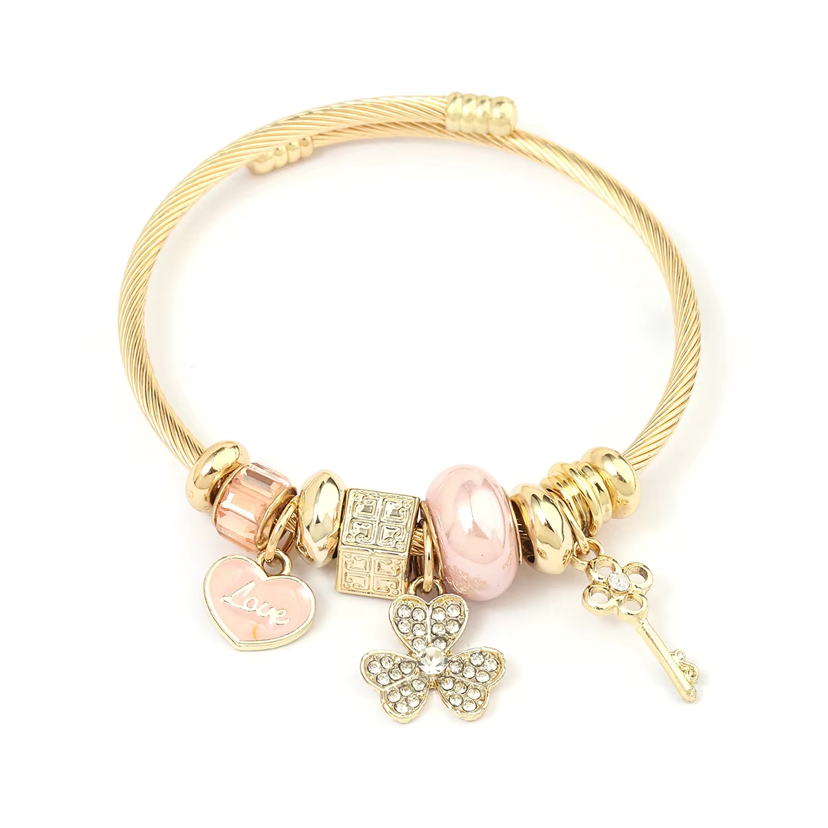 Pulsera Suerte & Amor - Baño Oro