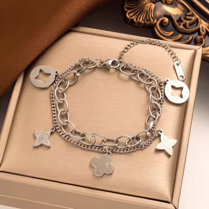 Pulsera Fortuna Baño Oro 18K