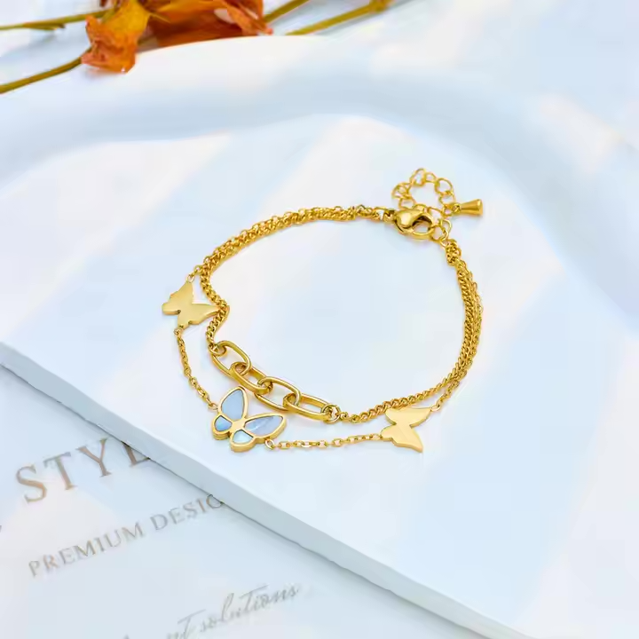 Alas del Mar – Pulsera Doble