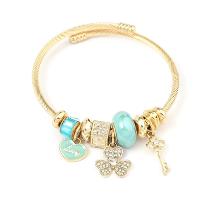 Pulsera Suerte & Amor - Baño Oro